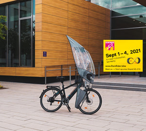 Robuster, wasserdichter Regenschutz für Fahrradkörbe - MadeForRain  CityTurtle - Neu - MadeForRain