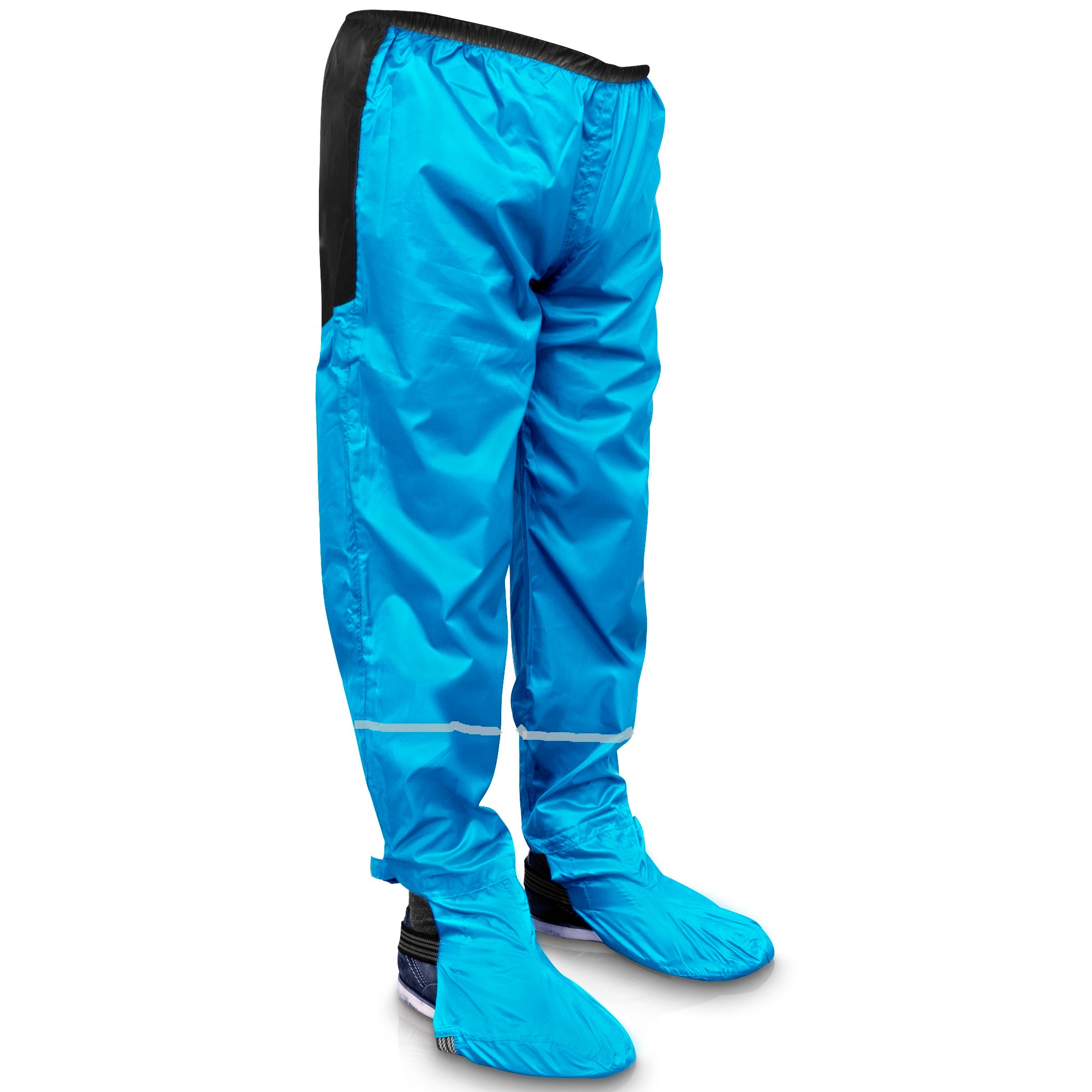 Regenhose Horizon Blue  mit Reflektor