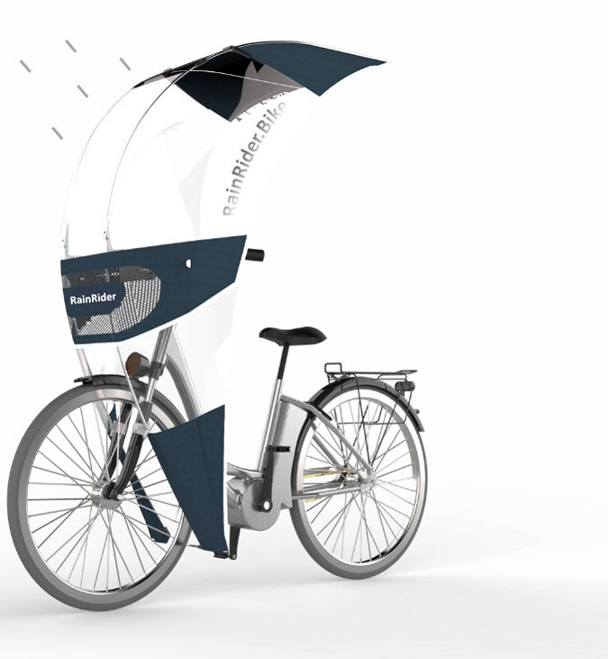 Extra großer, wasserdichter Regenschutz für Fahrradkörbe - CityTurtle XL –  MadeForRain