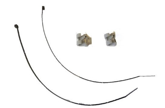 2 Rasthaken grau 2x Kabelbinder schwarz für Befestigung Vorderradgabel –  rainrider-shop
