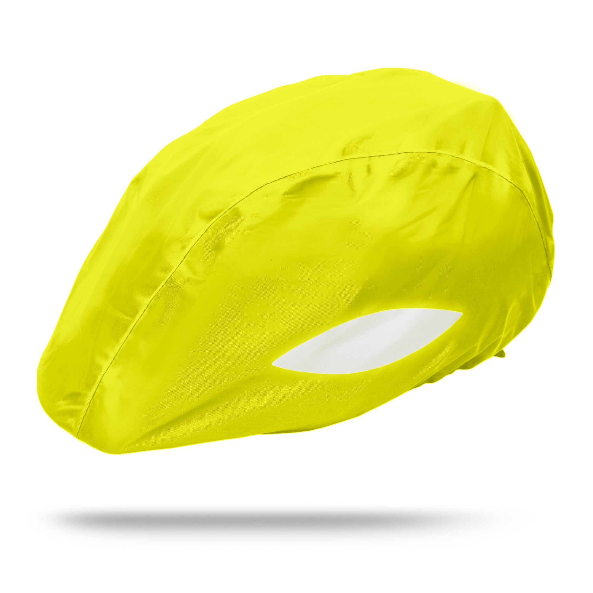 Helmüberzug Neon Bright Yellow  mit Reflektoren