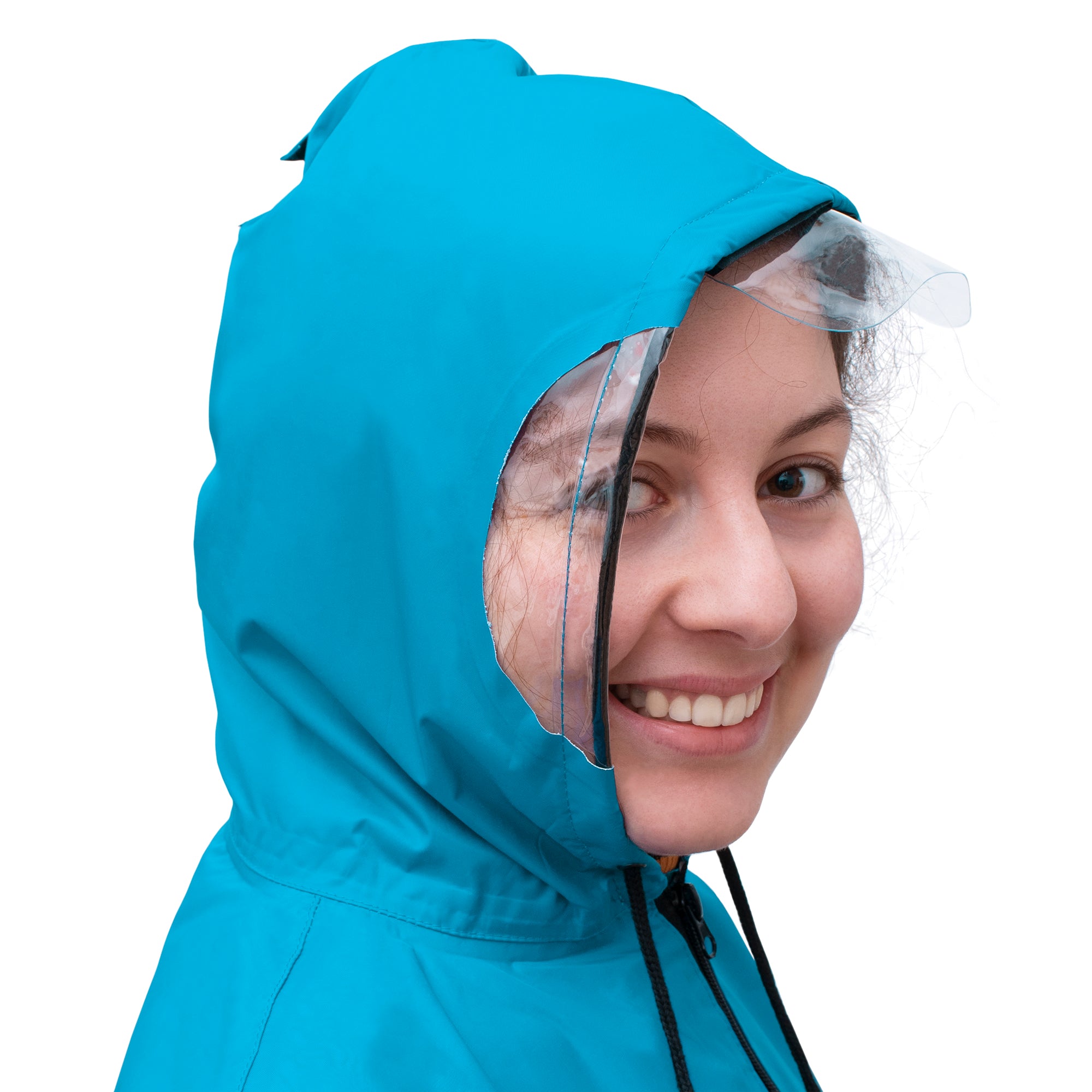 Regenponcho - Fahrrad Poncho in 3 Farben Royal Blau , Horizon Blue , Sandy Beige